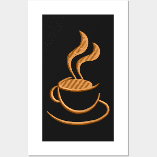 Coffee cup symbol Posters and Art